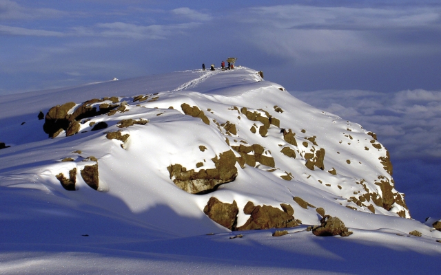 Auf dem höchsten Gipfel Afrikas