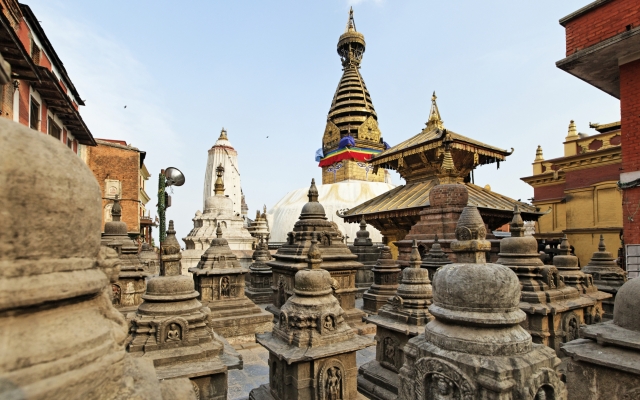 Stupa von Swyambhunath, Kathamndu